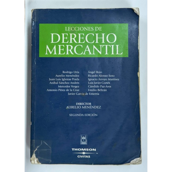 Lecciones de Derecho Mercantil